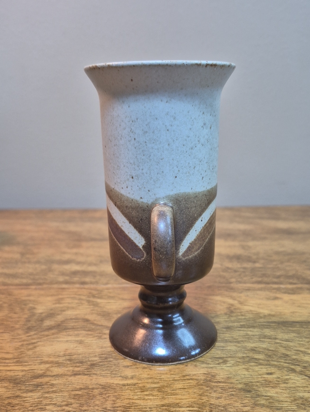 OTAGIRI Vintage 1970s Earthenware Stoneware Pedestal Footed Mugs, Set of 4 - Picture 7 of 16